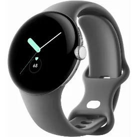 Умные часы Google Pixel Watch 41 мм Wi-Fi NFC, Polished Silver/Charcoal